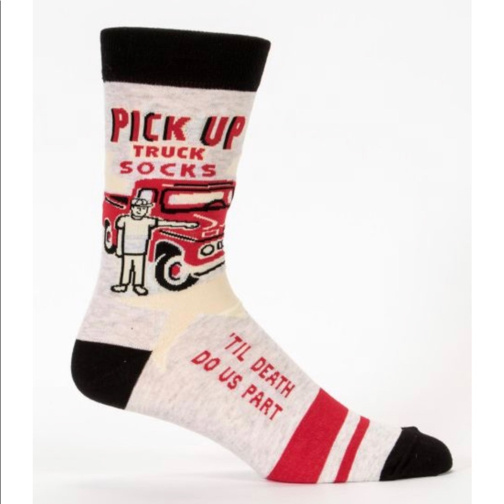 Blue Q PICK-UP TRUCK M-CREW SOCKS